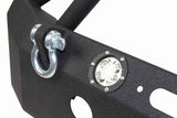 Fishbone Offroad 07-18 Jeep Wrangler Front Winch Bumper W/LEDs Full Width - Blk Textured Powdercoat - FB22003