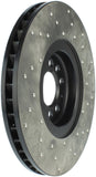 StopTech 04-06 Audi TT Quattro / 04 VW Golf R32 AWD Drilled Right Front Rotor - 128.33093R