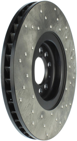 StopTech 04-06 Audi TT Quattro / 04 VW Golf R32 AWD Drilled Right Front Rotor - 128.33093R