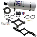 Nitrous Express 4150 Assassin Plate Stage 6 Nitrous Kit (50-300HP) w/15lb Bottle - 67040-15