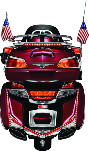 Kuryakyn L.E.D. Lighted Trunk Lid Handle 01-17 GL1800 Chrome - 3215