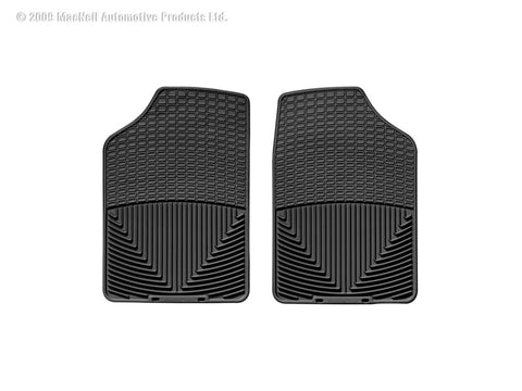 WeatherTech 94 Lincoln Town Car Front Rubber Mats - Black - W2
