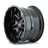 ION Type 141 20x9 / 5x150 BP / 0mm Offset / 110mm Hub Gloss Black Milled Wheel - 141-2997M