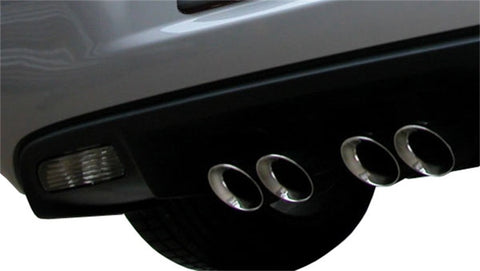 Corsa 2005-2007 Chevrolet Corvette C6 6.0L V8 Polished Sport Axle-Back Exhaust - 14169