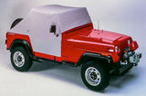 Bestop 76-86 Jeep Cj7 / 87-91 Wrangler YJ All Weather Trail Cover (Charcoal / Gray) - 81035-09