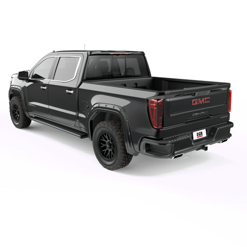 EGR 19-23 Gmc Sierra 1500 Painted To Code Traditional Bolt-On Look Fender Flares Black Set Of 4 - 791794-GBA