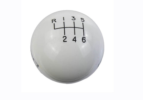 Ford Performance GT350 Shift Knob 6-Speed - White - M-7213-M8SW