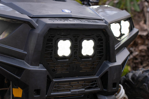 Diode Dynamics 14-18 Polaris RZR XP Stage Series LED Grille Kit - Pro Yellow Combo - DD7860