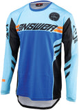 Answer 25 Arkon Nitrus Jersey Blue/Black/Hyper Orange Youth - Large - 442629