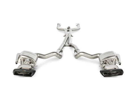 Akrapovic 15-17 AMG C63 Estate Evolution Line Cat Back (Titanium) w/ Carbon Tips (Req. Link Pipe) - MTP-ME/T/2H/1