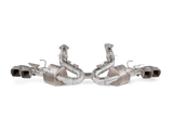Akrapovic 2020 Chevrolet Corvette Stingray (C8) OPF/GPF Slip-On Line (Titanium) w/ Titanium Tips - S-CO/TI/4