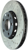 StopTech 96-7/04 Audi A4 / 95-01 A6 / 7/98-05 VW Passat Left Front Drilled Rotor - 128.33039L