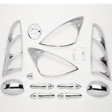Putco 00-04 Ford Focus (4 Door) DH/MC/TL/HL/FTC Chrome Trim Accessory Kits - 405070