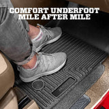 Husky Liners 15 Toyota Venza WeatherBeater Front & Second Row Tan Floor Liners Black - 98661