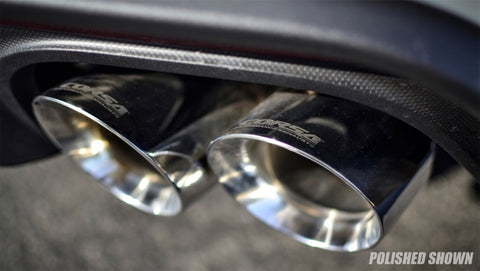 Corsa 2018+ Ford Mustang GT Fastback 5.0L 3in Sport Axle-Back Exhaust w/ 4in Black Tips - 21002BLK