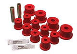 Energy Suspension 64-73 Ford Mustang Red Rear Leaf Spring Bushing Set - 4.2101R