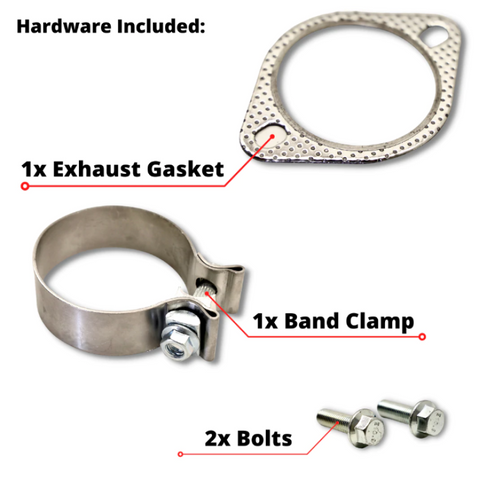 Carven 2022 Toyota Tundra Crew Cab 5.5ft Bed Cut & Clamp Muffler Replacement Kit w/5in Polished Tip - CT1006