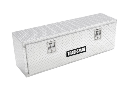 Tradesman Aluminum Top Mount L-Wing Box (72in.) - Brite - 8172T