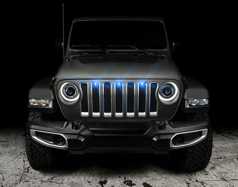 Oracle Pre-Runner Style LED Grille Kit for Jeep Gladiator JT - Blue - 5871-002