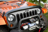 Rugged Ridge Wraparound Bug Deflector Smoke 07-18 Jeep Wrangler - 11350.02