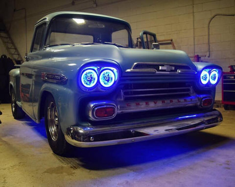 Oracle Pre-Installed Lights 5.75 IN. Sealed Beam - Red Halo - 6904-003