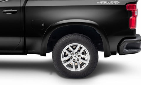 Bushwacker 19-21 Chevrolet Silverado 1500 6ft 6in Bed OE-Style 4PC Fender Flares - Black - 40930-34