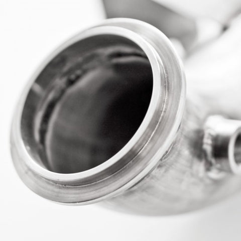 Stainless Works 2013-18 Ford Focus ST 3in High-Flow Cats Downpipe Factory Connection - FC13DPCAT