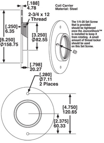 SPC Performance END MOUNT & ADAPTOR ASSY - 25508