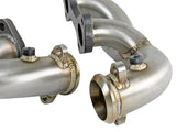 aFe Twisted Steel 1.75-2in 304 SS Headers 03-07 Ford Diesel Trucks V8-6.0L (td) - 48-33022