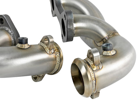 aFe Twisted Steel 1.75-2in 304 SS Headers 03-07 Ford Diesel Trucks V8-6.0L (td) - 48-33022