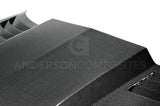 Anderson Composites 10-13 Chevy Camaro TT-Style Carbon Fiber Hood - AC-HD1011CHCAM-TT