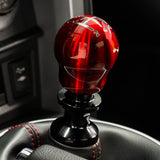 Raceseng Contour Shift Knob (Gate 3 Engraving) M10x1.5mm Adapter - Red Translucent - 08231RT-08013-081103