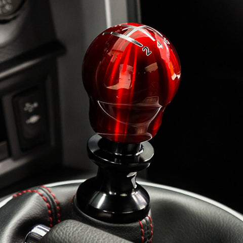 Raceseng Contour Shift Knob (Gate 3 Engraving) M10x1.5mm Adapter - Red Translucent - 08231RT-08013-081103