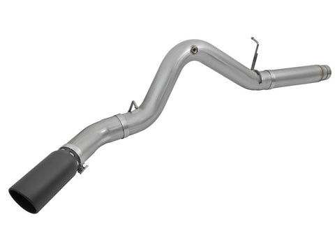aFe LARGE Bore HD 5in Exhausts DPF-Back SS w/ Black Tips 16-17 GM Diesel Truck V8-6.6L (td) LML/L5P - 49-44081-B