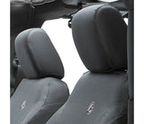 Bestop 07-12 Jeep Wrangler JK Front Seat Covers (Black Diamond) - 29280-35