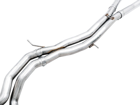 AWE Tuning Audi B9.5 RS5 Sportback Non-Resonated Track Edition Exhaust - RS-Style Diamond Blk Tips - 3020-33124