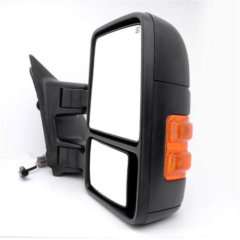 xTune Pair G2 Ford Superduty 99-07 Heated Amber Signal Telescoping Mirrors MIR-FDSD99S-G2-PW-AM-SET - 9935459