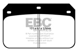 EBC Brakes Yellowstuff Performance Brake Pads - DP4001R