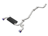 aFe POWER Takeda 2020 Toyota Supra L6-3.0L (t) 3in-2.5in 304 SS CB Exhaust Blue Flame Tips - 49-36043-L