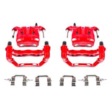 Power Stop 03-04 Infiniti M45 Front Red Calipers w/Brackets - Pair - S2870
