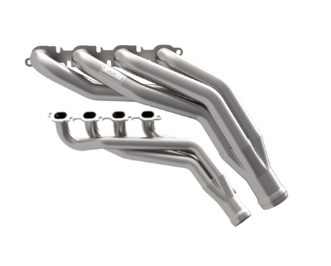 Kooks 20-22 Ford F250 7.3L V8 / Ford F350 7.3L V8 1-7/8in x 3in SS Headers w/ H.O. Green Catted Conn - 1400H440