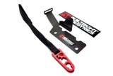 BuiltRight Industries 09-20 Ford F-150/Raptor (09-14 SuperCrew Only) Rear Seat Release - Black Strap - 100100