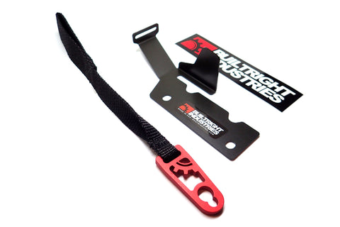 BuiltRight Industries 09-20 Ford F-150/Raptor (09-14 SuperCrew Only) Rear Seat Release - Black Strap - 100100