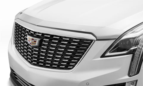 AVS 17-18 Cadillac XT5 Aeroskin Low Profile Hood Shield - Chrome - 622133
