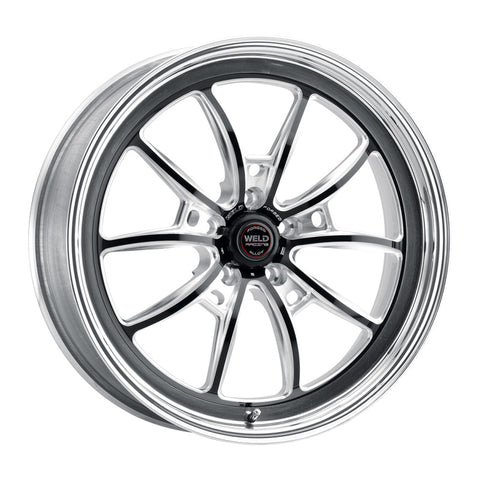 Weld S80 17x5 / 5x115 BP / 2.2in BS Black Wheel (High Pad) - Non-Beadlock - 80HB7050W22A