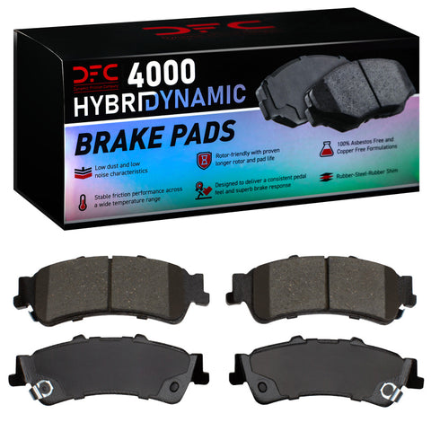DFC 99-11 GMC Yukon XL 1500 Rear 4000 Hybridynamic Brake Pads - 4000-0792-00