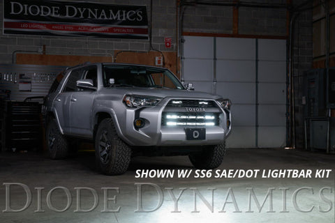 Diode Dynamics 14-19 Toyota 4Runner SS30 Dual Stealth Lightbar Kit - Amber Driving - DD6767