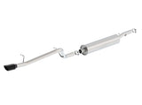 Borla 12-16 Jeep Wrangler V6 4WD Dirt Sport Cat-Back 2.5in Single Square Rolled Angle Cut Rear - 140479BC