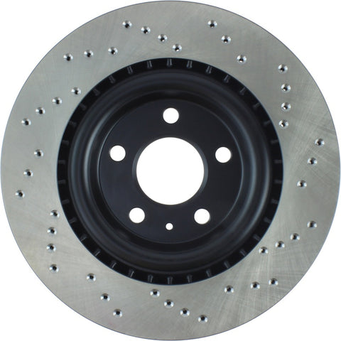 StopTech 12 Audi A6 Quattro/11-12 A7 Quattro/13 Q5/7-11/13 S4/12 S5 Rear Right Drilled Cryo Rotor - 128.33137CR