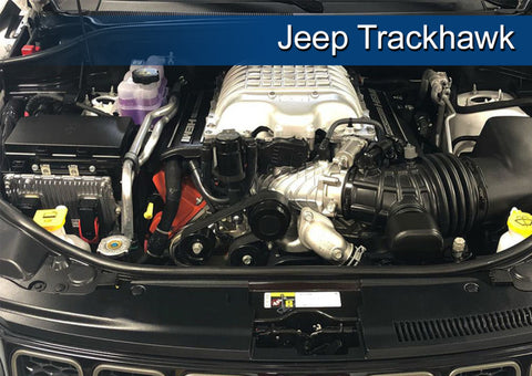 J&amp;L 15-24 Dodge Hellcat/Demon 6.2L Hemi Passenger Side Oil Separator 3.0 - Black Anodized - 3060P-B